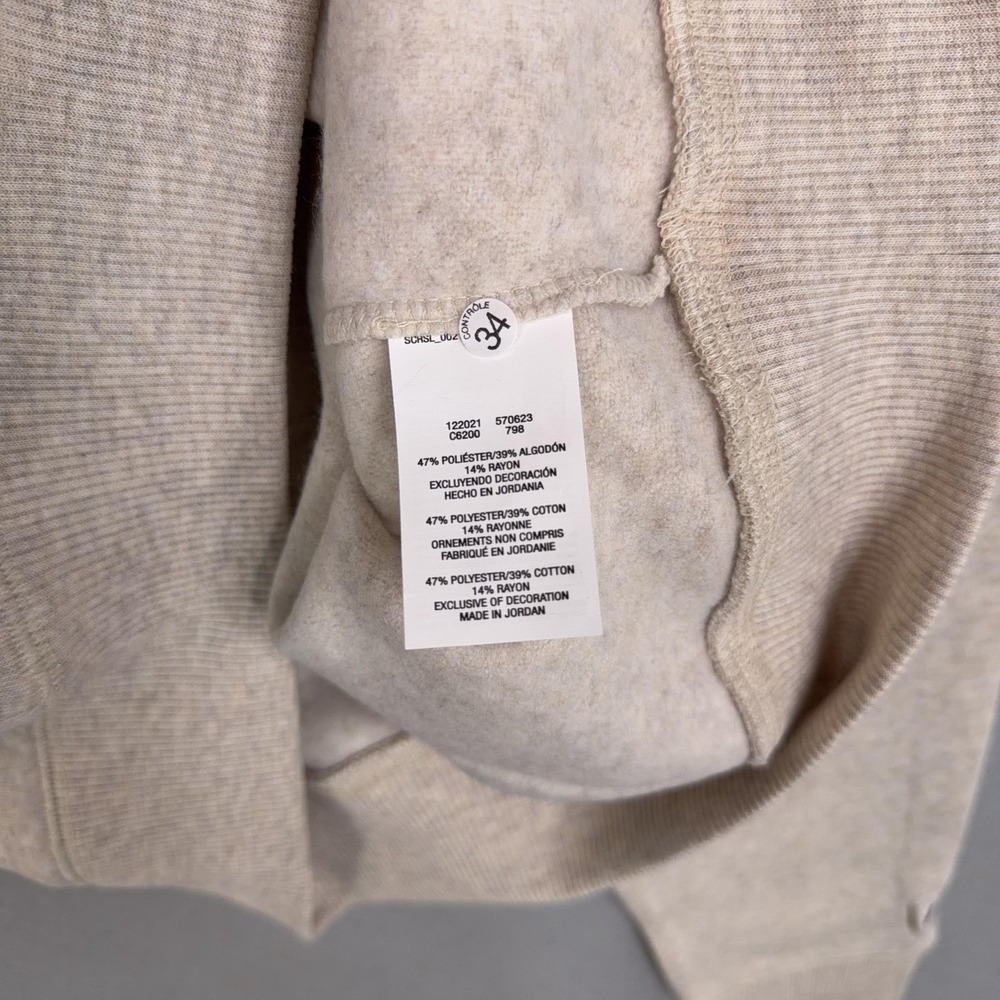Yosemite National Park Sweatshirt Womens Medium Beige Fleece Crewneck Champion - Picture 6 of 11